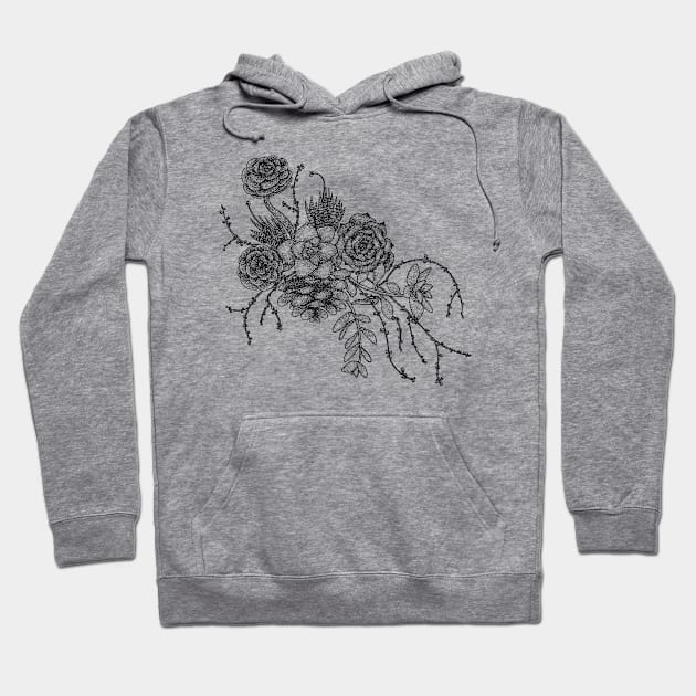 Succulent Vibes - Nature, floral design, plant lover Hoodie by Inspirational Koi Fish